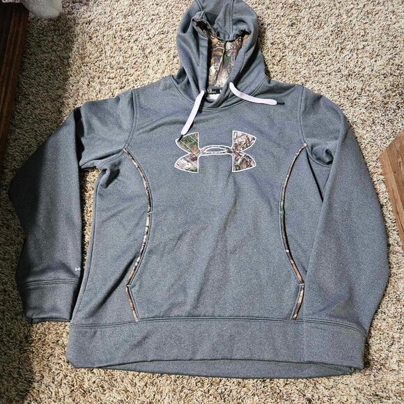 Camo hoodie under armour size Large - Picture 1 of 2